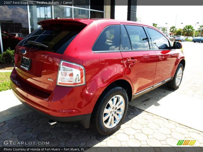 Redfire Metallic / Camel 2007 Ford Edge SEL