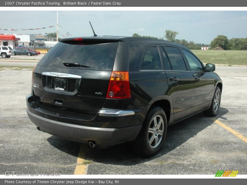 Brilliant Black / Pastel Slate Gray 2007 Chrysler Pacifica Touring