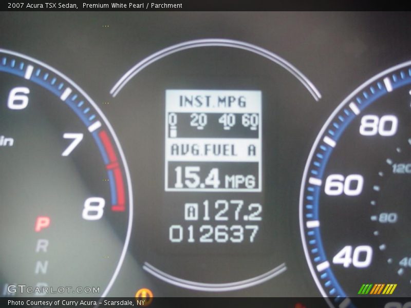 Premium White Pearl / Parchment 2007 Acura TSX Sedan