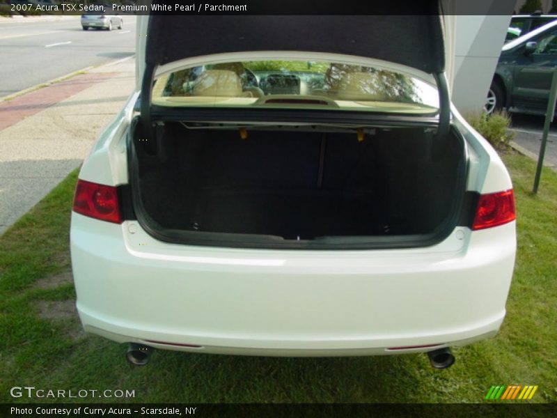 Premium White Pearl / Parchment 2007 Acura TSX Sedan