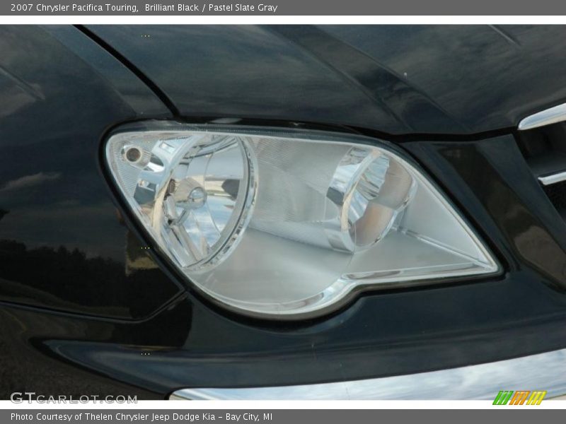 Brilliant Black / Pastel Slate Gray 2007 Chrysler Pacifica Touring