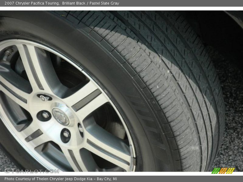 Brilliant Black / Pastel Slate Gray 2007 Chrysler Pacifica Touring