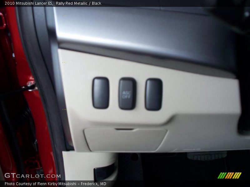 Rally Red Metallic / Black 2010 Mitsubishi Lancer ES