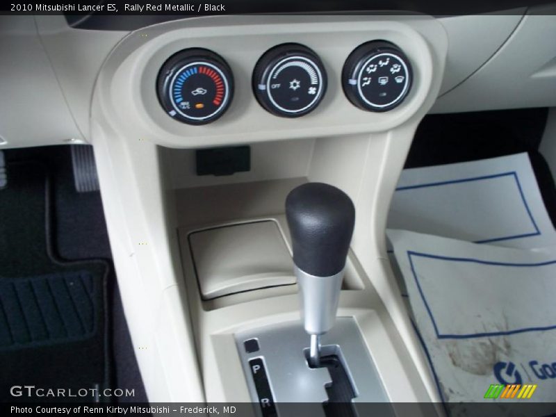 Rally Red Metallic / Black 2010 Mitsubishi Lancer ES