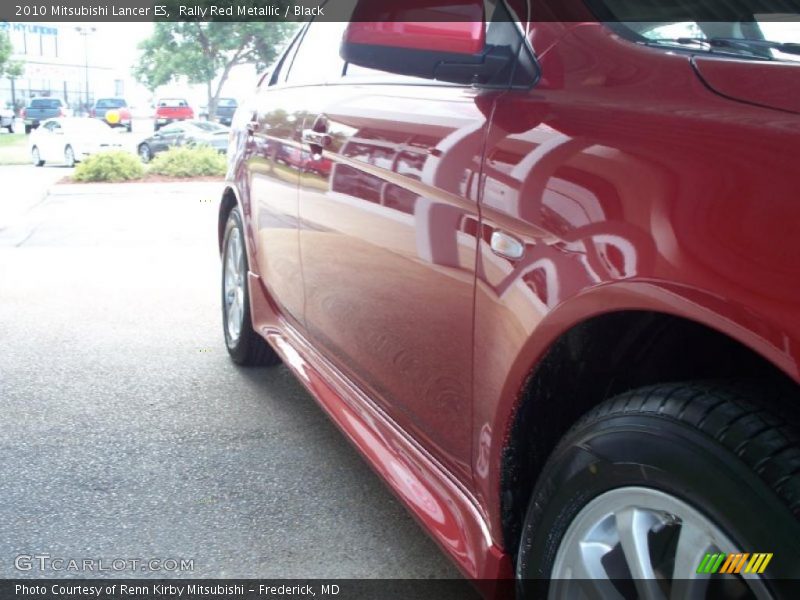 Rally Red Metallic / Black 2010 Mitsubishi Lancer ES