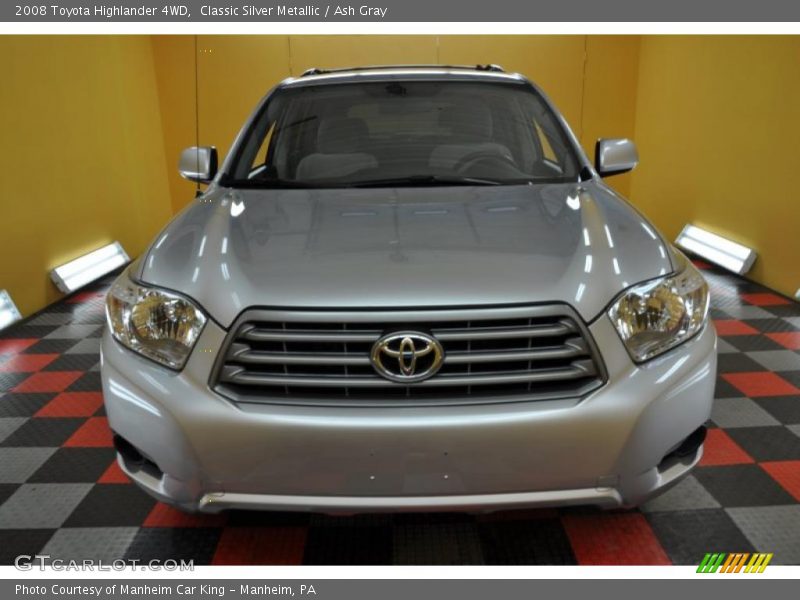Classic Silver Metallic / Ash Gray 2008 Toyota Highlander 4WD