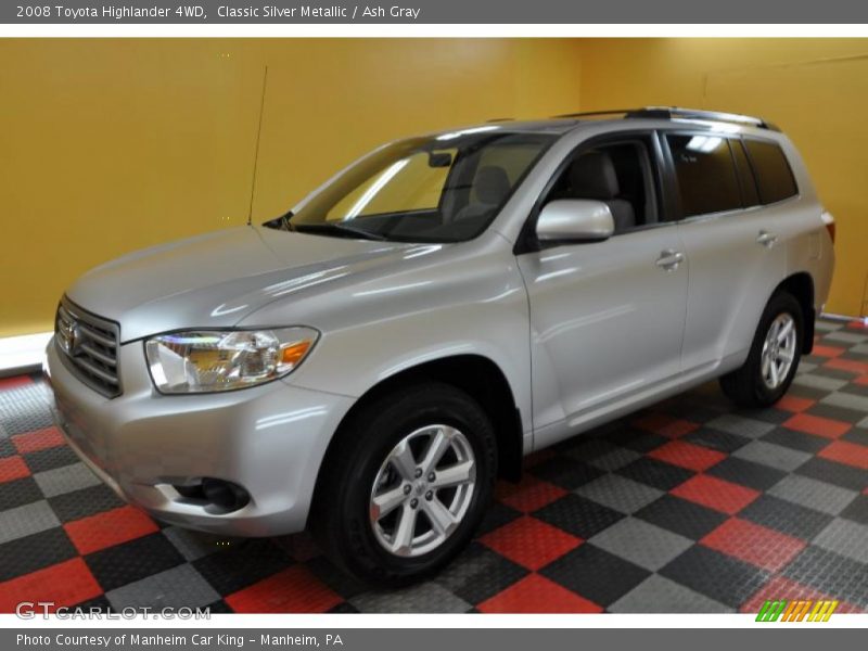 Classic Silver Metallic / Ash Gray 2008 Toyota Highlander 4WD