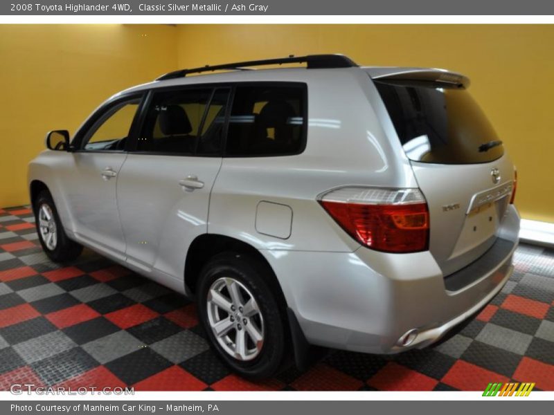 Classic Silver Metallic / Ash Gray 2008 Toyota Highlander 4WD