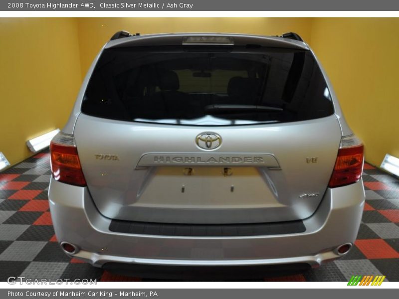 Classic Silver Metallic / Ash Gray 2008 Toyota Highlander 4WD