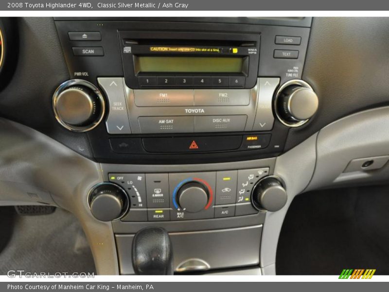 Classic Silver Metallic / Ash Gray 2008 Toyota Highlander 4WD