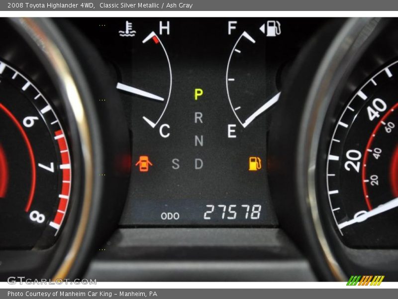 Classic Silver Metallic / Ash Gray 2008 Toyota Highlander 4WD