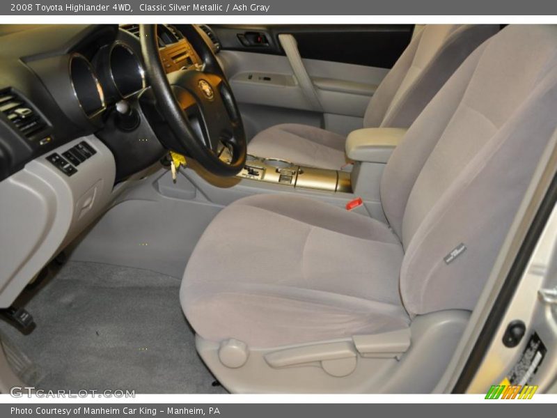 Classic Silver Metallic / Ash Gray 2008 Toyota Highlander 4WD
