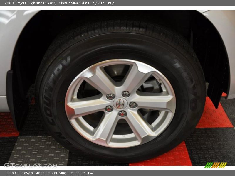 Classic Silver Metallic / Ash Gray 2008 Toyota Highlander 4WD