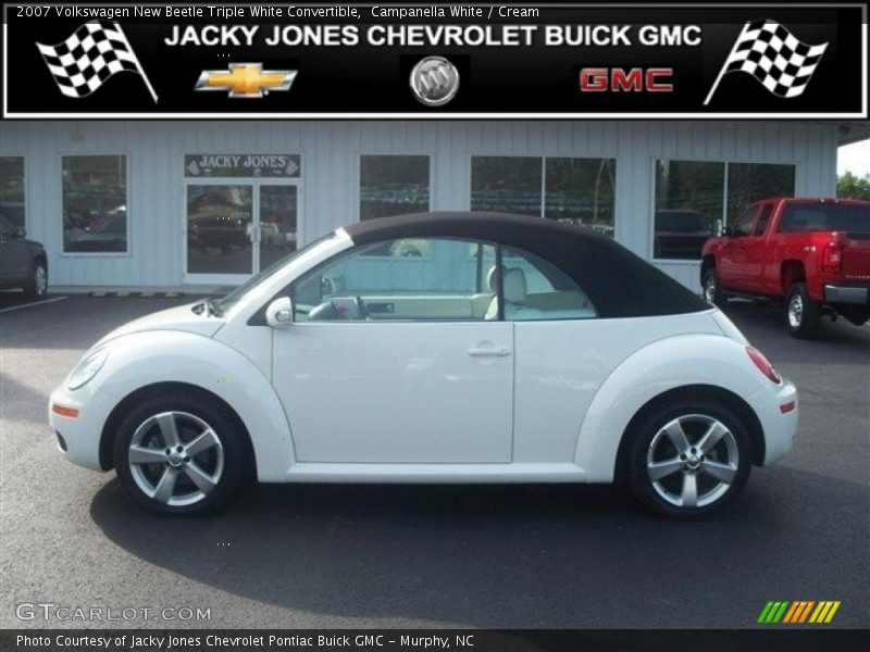 Campanella White / Cream 2007 Volkswagen New Beetle Triple White Convertible