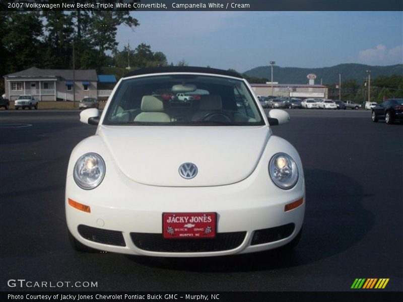 Campanella White / Cream 2007 Volkswagen New Beetle Triple White Convertible