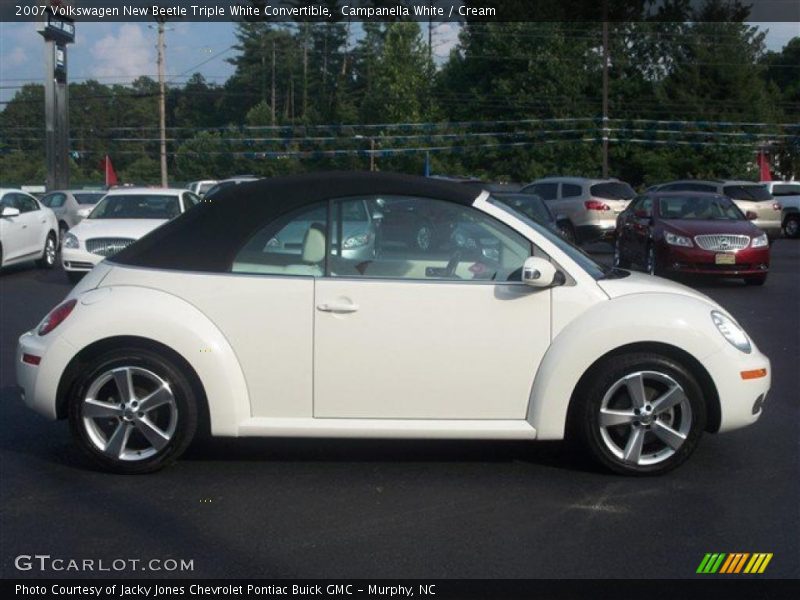 Campanella White / Cream 2007 Volkswagen New Beetle Triple White Convertible