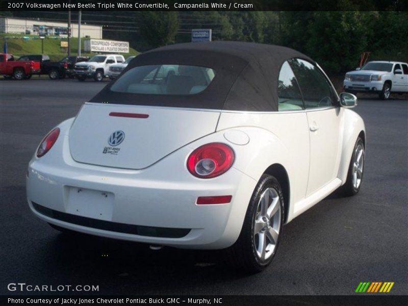 Campanella White / Cream 2007 Volkswagen New Beetle Triple White Convertible
