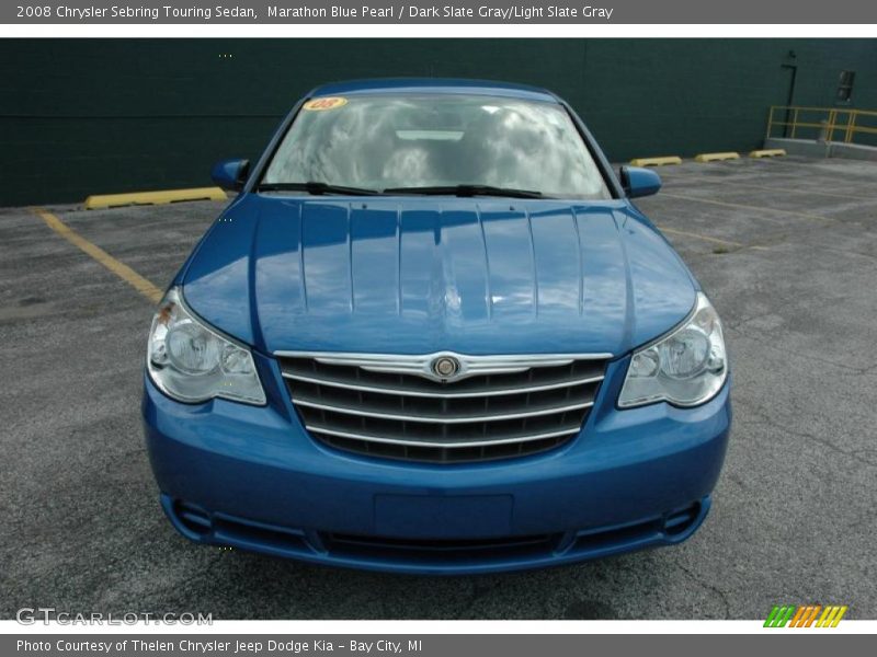 Marathon Blue Pearl / Dark Slate Gray/Light Slate Gray 2008 Chrysler Sebring Touring Sedan