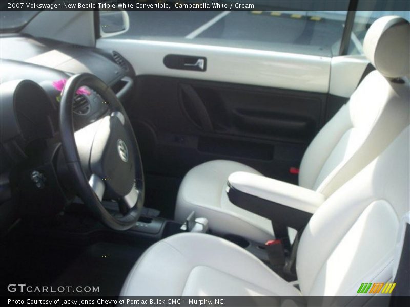 Campanella White / Cream 2007 Volkswagen New Beetle Triple White Convertible