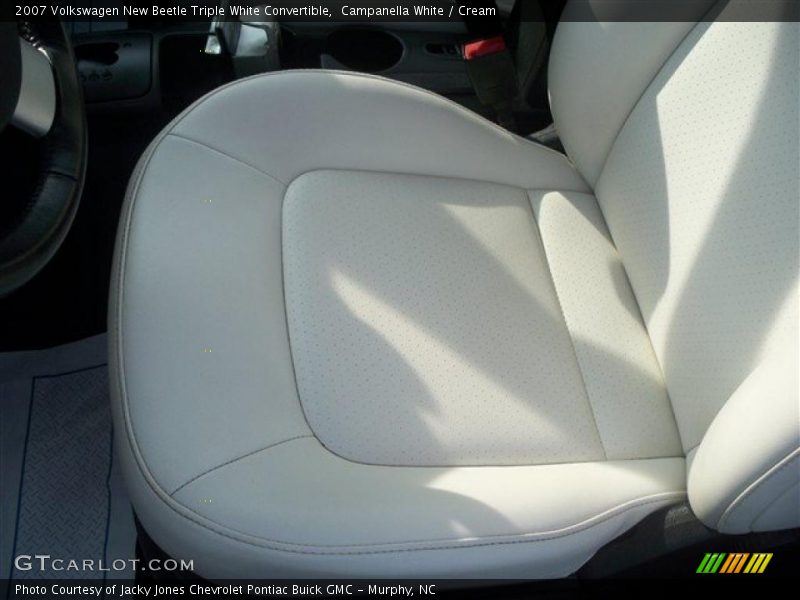 Campanella White / Cream 2007 Volkswagen New Beetle Triple White Convertible