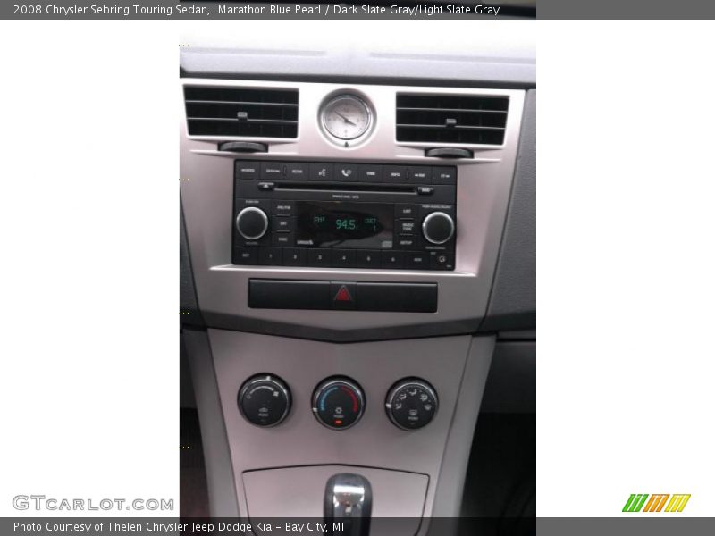 Marathon Blue Pearl / Dark Slate Gray/Light Slate Gray 2008 Chrysler Sebring Touring Sedan