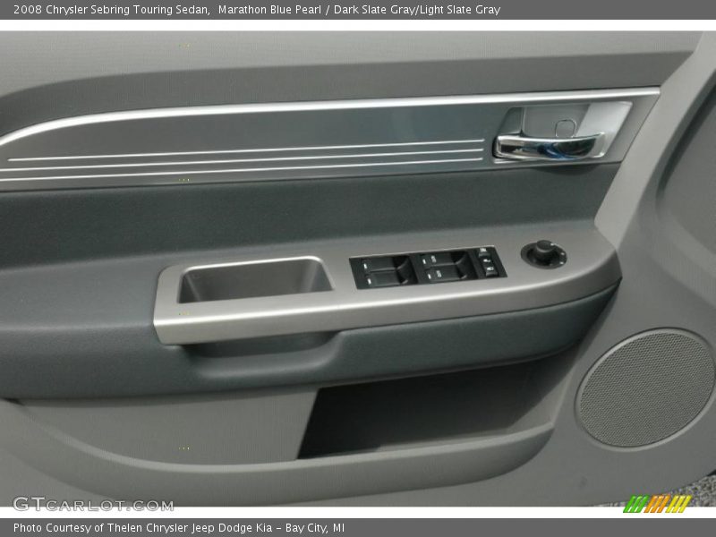 Marathon Blue Pearl / Dark Slate Gray/Light Slate Gray 2008 Chrysler Sebring Touring Sedan