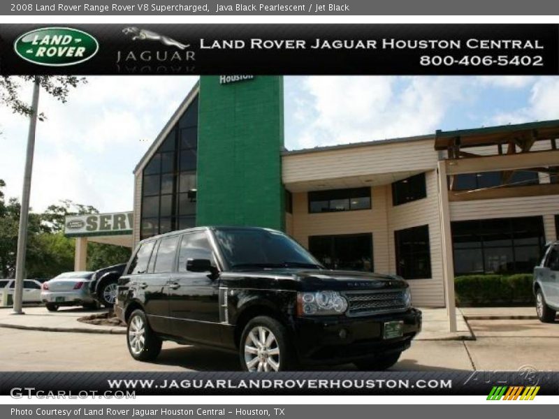 Java Black Pearlescent / Jet Black 2008 Land Rover Range Rover V8 Supercharged