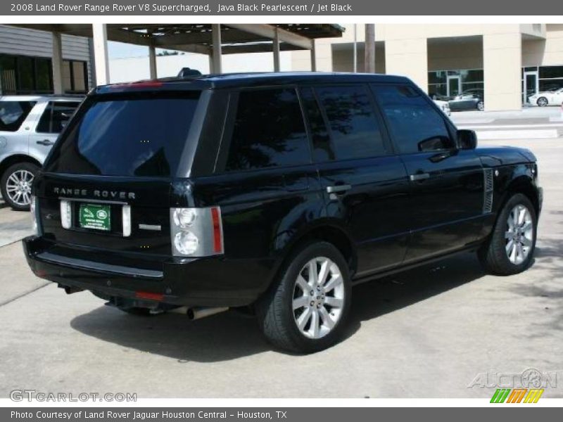 Java Black Pearlescent / Jet Black 2008 Land Rover Range Rover V8 Supercharged