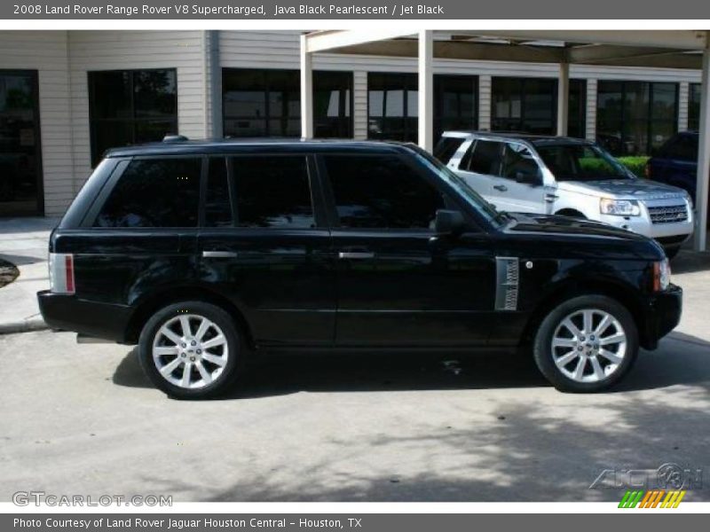 Java Black Pearlescent / Jet Black 2008 Land Rover Range Rover V8 Supercharged