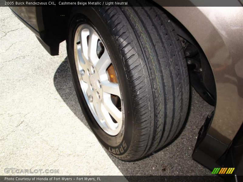 Cashmere Beige Metallic / Light Neutral 2005 Buick Rendezvous CXL