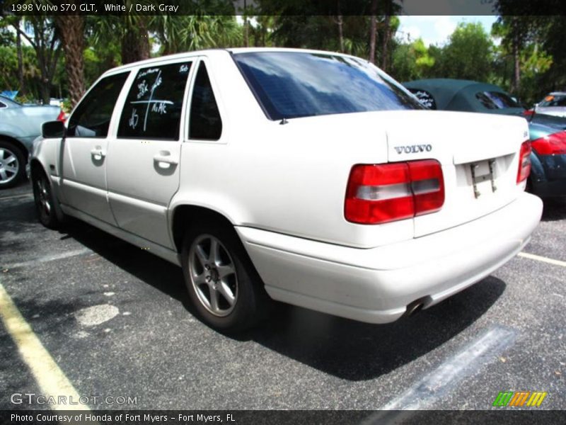 White / Dark Gray 1998 Volvo S70 GLT