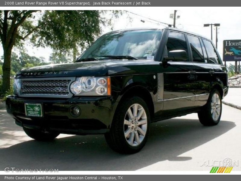 Java Black Pearlescent / Jet Black 2008 Land Rover Range Rover V8 Supercharged