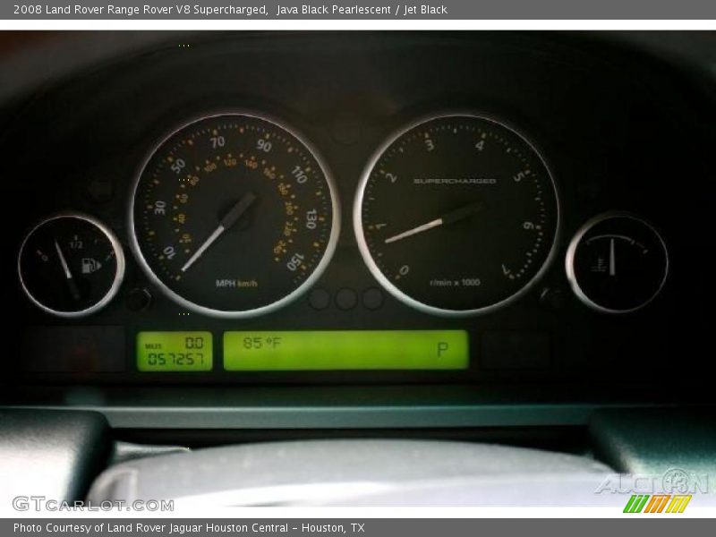 Java Black Pearlescent / Jet Black 2008 Land Rover Range Rover V8 Supercharged