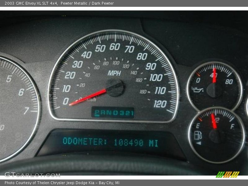 Pewter Metallic / Dark Pewter 2003 GMC Envoy XL SLT 4x4