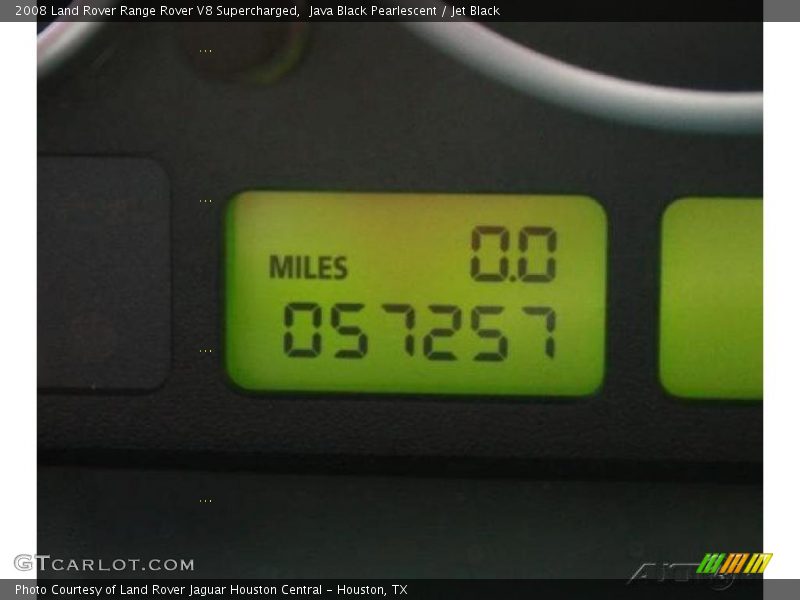 Java Black Pearlescent / Jet Black 2008 Land Rover Range Rover V8 Supercharged