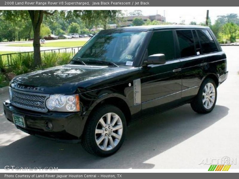 Java Black Pearlescent / Jet Black 2008 Land Rover Range Rover V8 Supercharged