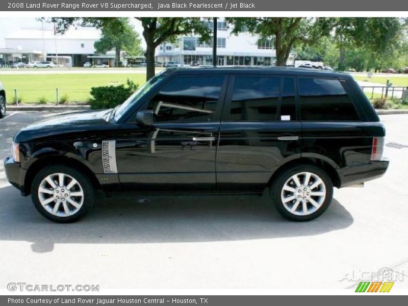 Java Black Pearlescent / Jet Black 2008 Land Rover Range Rover V8 Supercharged