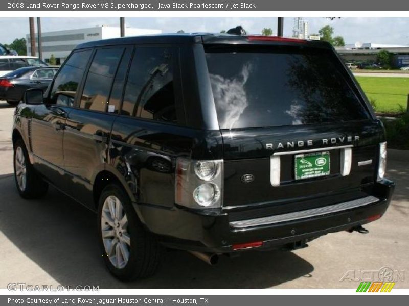 Java Black Pearlescent / Jet Black 2008 Land Rover Range Rover V8 Supercharged
