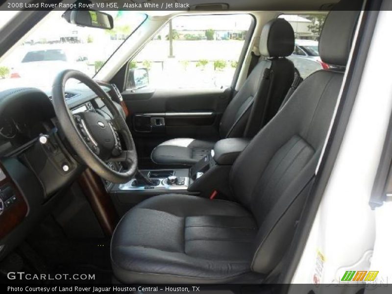Alaska White / Jet Black 2008 Land Rover Range Rover V8 HSE