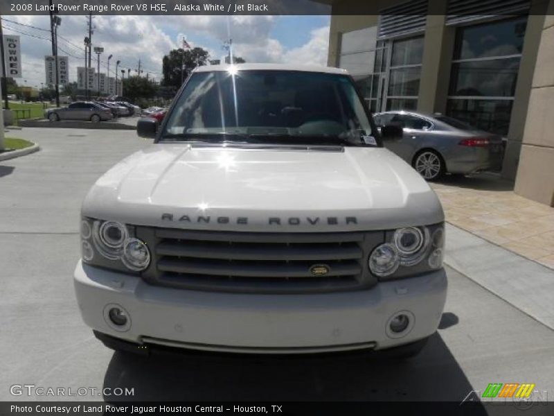 Alaska White / Jet Black 2008 Land Rover Range Rover V8 HSE