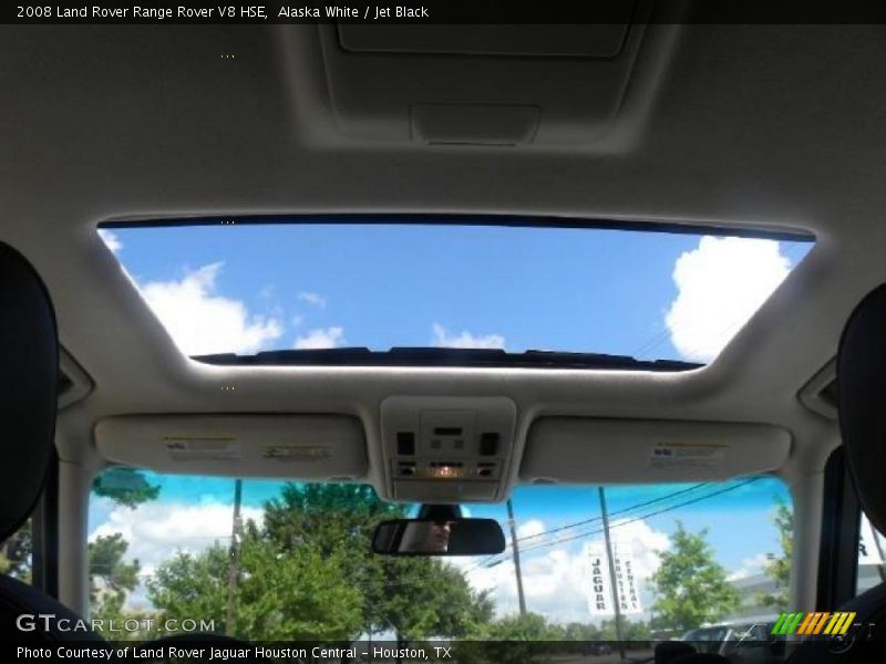 Alaska White / Jet Black 2008 Land Rover Range Rover V8 HSE