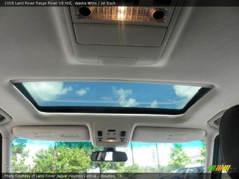 Alaska White / Jet Black 2008 Land Rover Range Rover V8 HSE