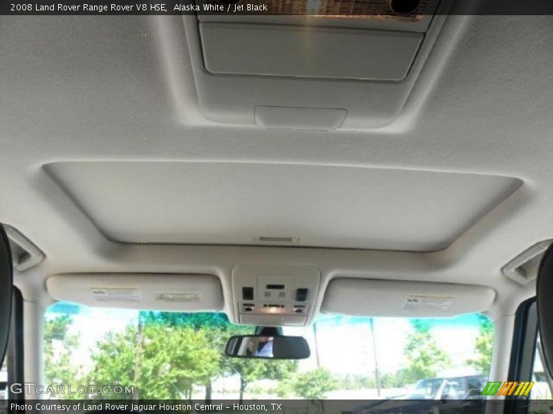 Alaska White / Jet Black 2008 Land Rover Range Rover V8 HSE