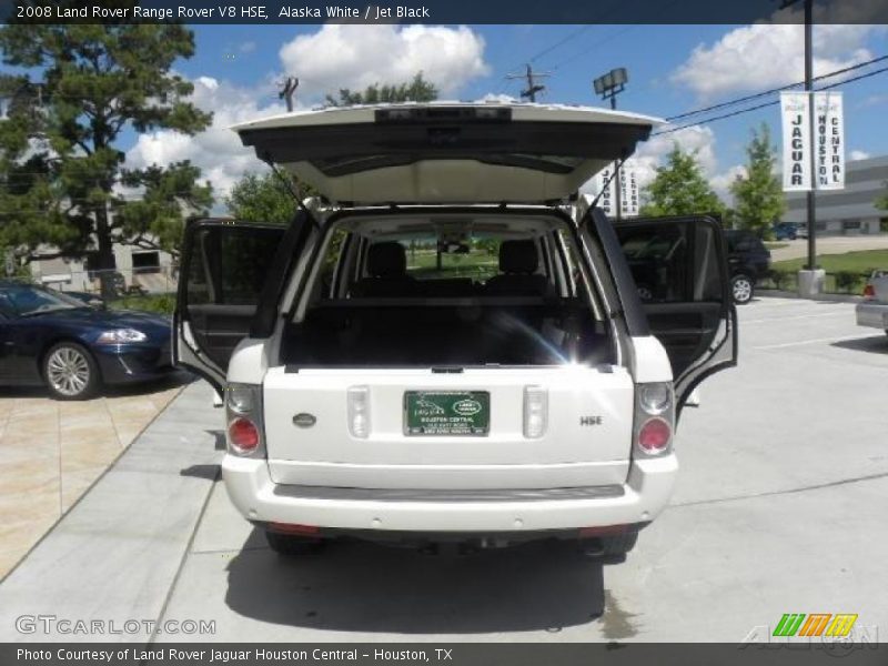 Alaska White / Jet Black 2008 Land Rover Range Rover V8 HSE
