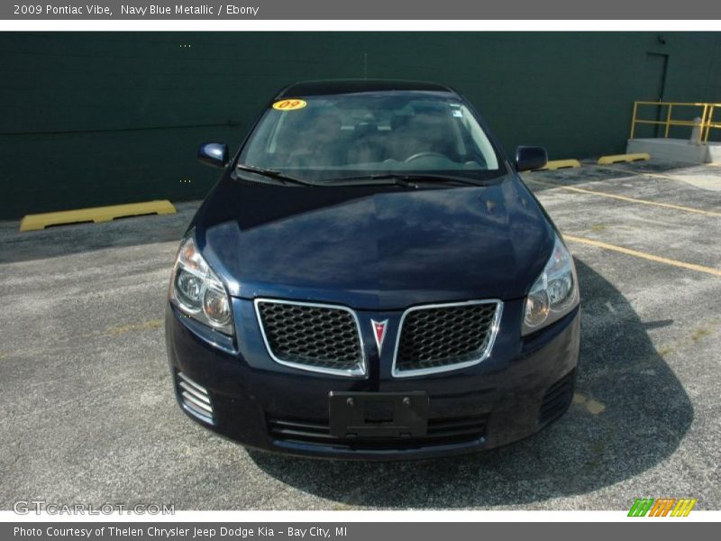 Navy Blue Metallic / Ebony 2009 Pontiac Vibe