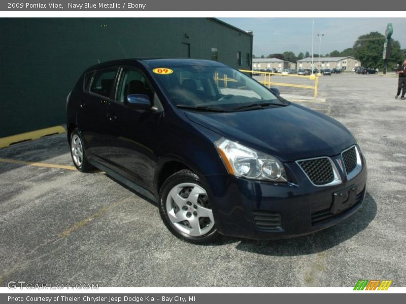 Navy Blue Metallic / Ebony 2009 Pontiac Vibe