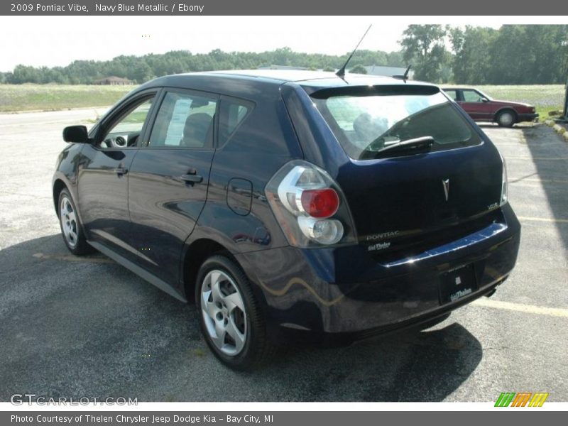 Navy Blue Metallic / Ebony 2009 Pontiac Vibe