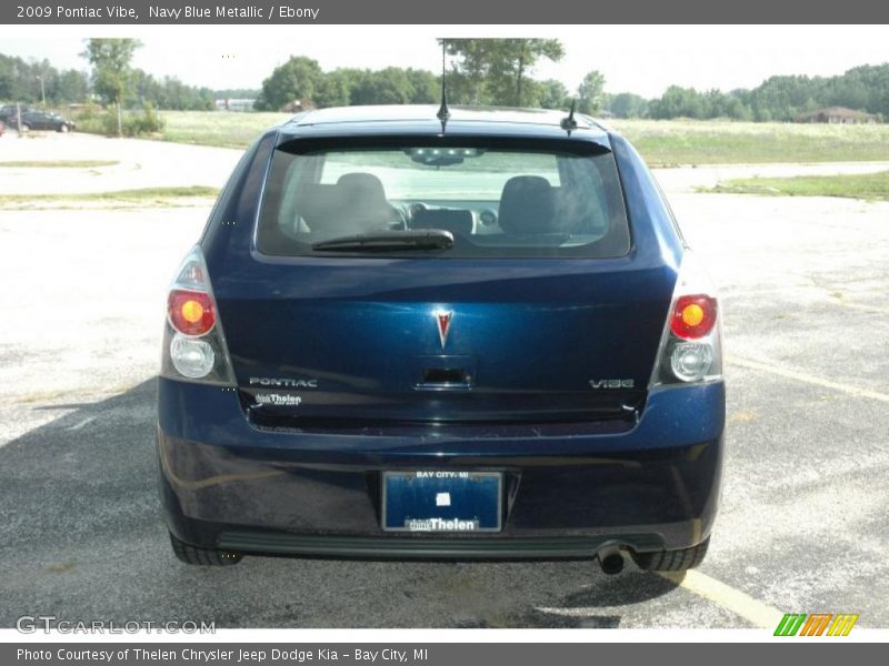 Navy Blue Metallic / Ebony 2009 Pontiac Vibe