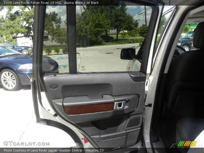Alaska White / Jet Black 2008 Land Rover Range Rover V8 HSE
