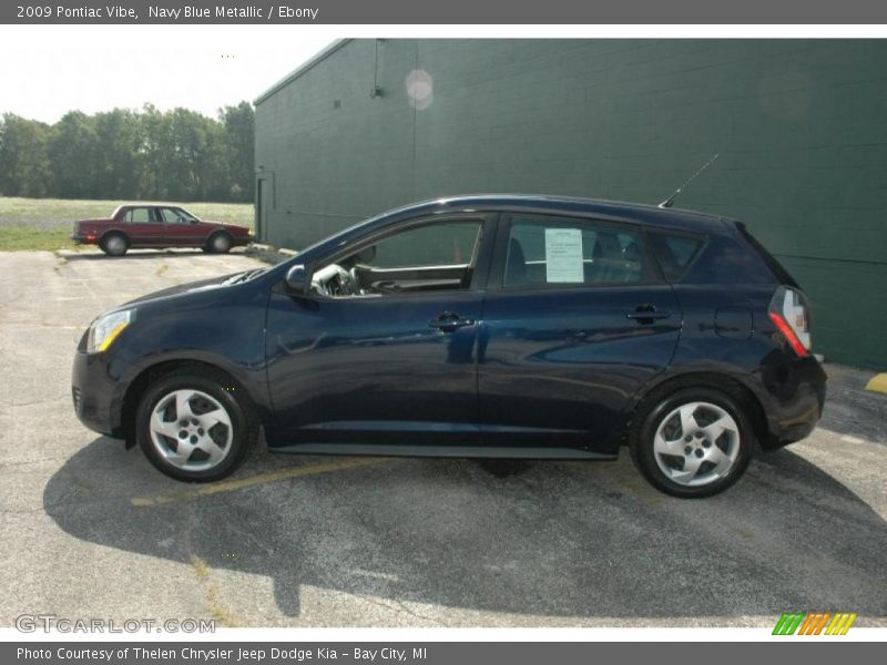 Navy Blue Metallic / Ebony 2009 Pontiac Vibe